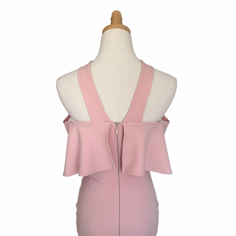 Nookie Hermosa Off-The-Shoulder Midi Dress Blush Pink Size XS NWT - Picture 8 of 12